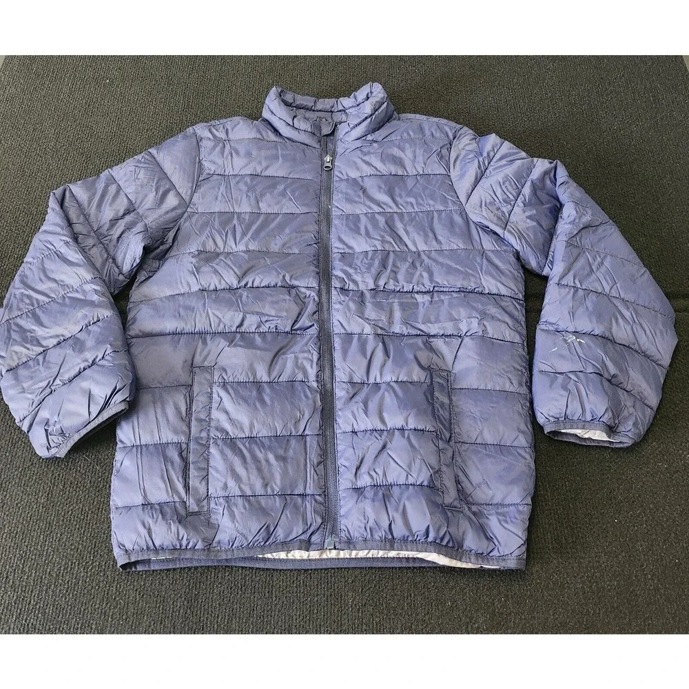 Old Navy Puffer‎ Jacket Coat Black PACKABLE Size XL 16-18 UNISEX KIDS